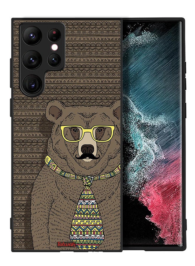 Tolwak Samsung Galaxy S22 Ultra 5G Protective Case Cover Mr Wolf - Image 2