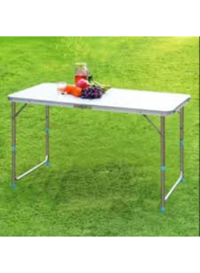Talzeo Folding Picnic Table with Benches – Portable Outdoor Table and Seat Set for Camping, BBQ, Garden, Travel & Beach - Image 1