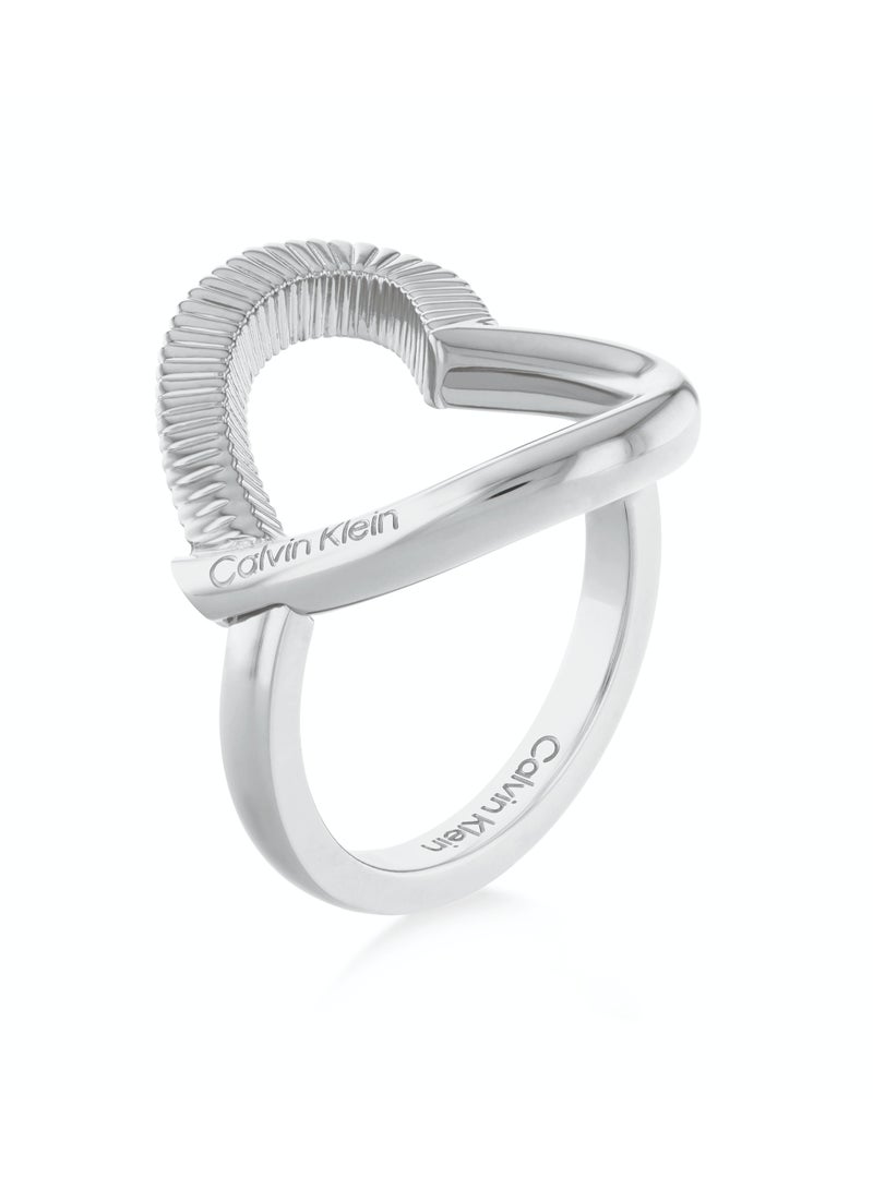CALVIN KLEIN CALVIN KLEIN JEWELRY MINIMALISTIC HEARTS WOMENS RING - 35000439D  - Image 1