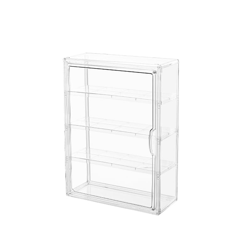 BOHOIDEE 4 Tiers Clear Display Case for Figures, Acrylic Storage Organizers Box with Magnetic Door, Wall-Mounted Dustproof Showcase for Collectibles Action Figure(1PACK, Wall-Mounted Extra Large) - Image 2