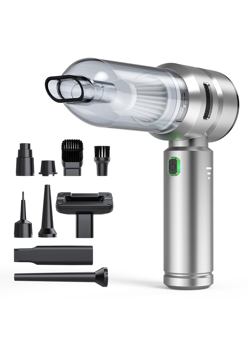 Car Vacuum, 3 Suction Modes, Portable Mini Cordless Cleaner with 21000pa Suction Power, Handheld Vacuum for Home,Car, Office Desk, Keyboards - Image 1