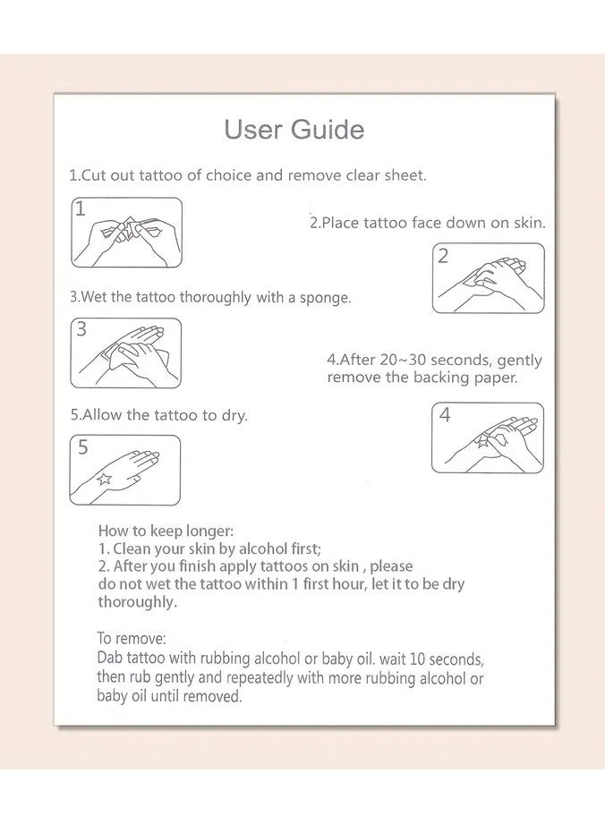 أوريتي ملصق الوشم الحاجب 1 ورقة طويلة الأمد مضادة للماء محاكاة ماكياج مستحضرات التجميل - Image 3