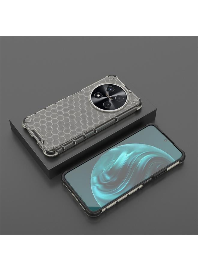 Green Tiger Case For Huawei nova 12i 4G Shockproof Honeycomb Phone Case - Image 3