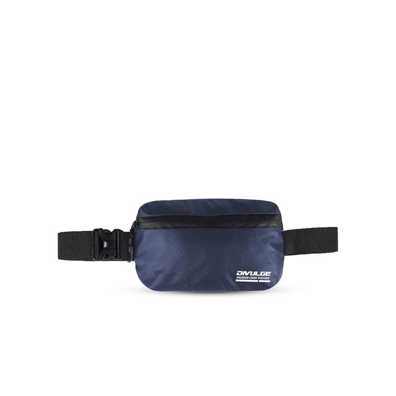 DIVULGE Running Belt Waist Pouch Bag Waist Pouch Bag to Carry Mobile Phone (Navy Blue) - Image 3