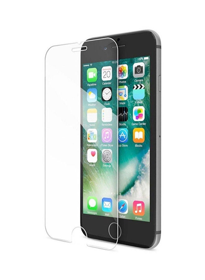 NIBEMINENT Pack of 2 Tempered Glass Screen Protector For iPhone 7 And 8 Clear
