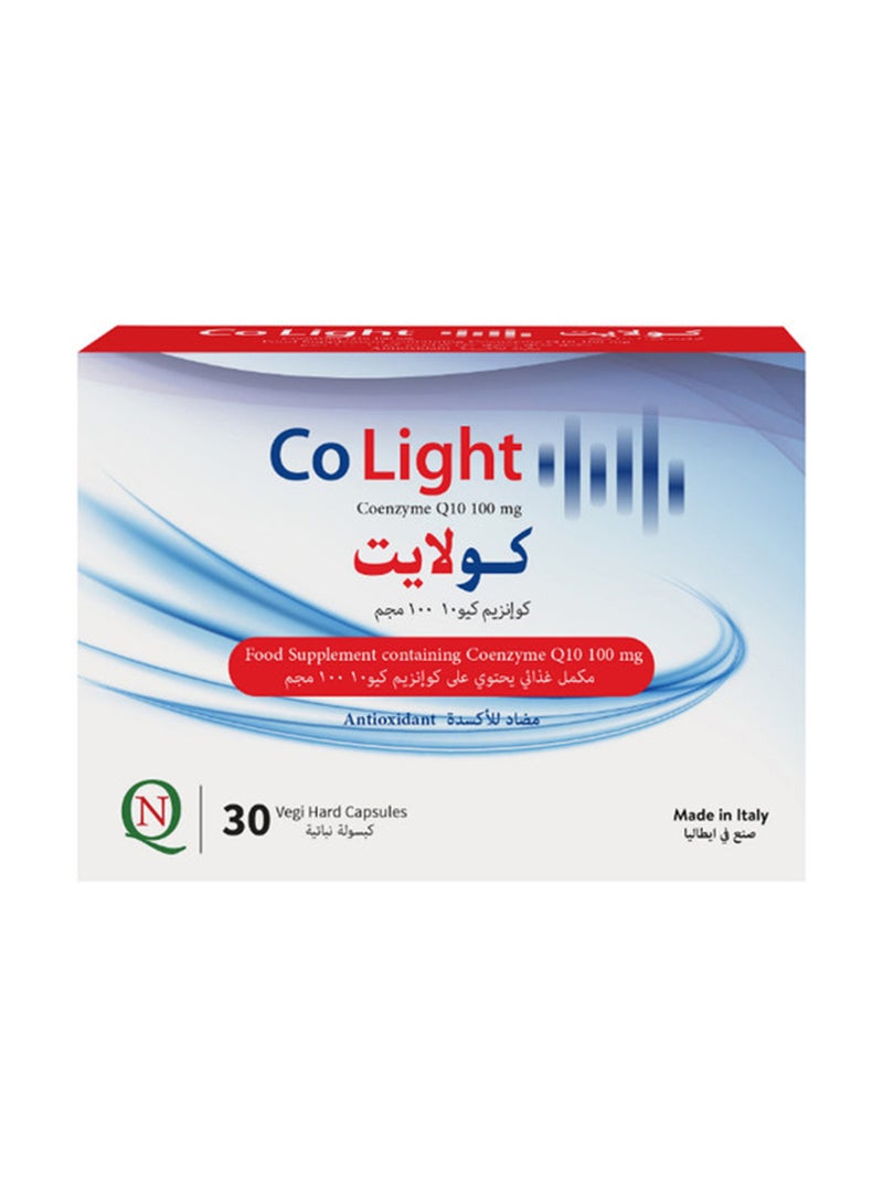 Noor AlQmar Co Light Co Enzyme Q10 To Increase Fertility 100 Mg - 30 Caps - Image 1