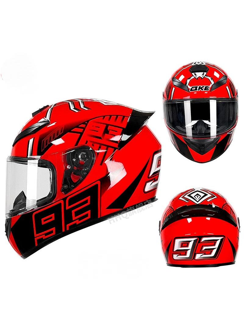 General - Full Face Motorbike Helmet Motorcycle Adult Rider Biker Sports Crash Helmet - Image 1