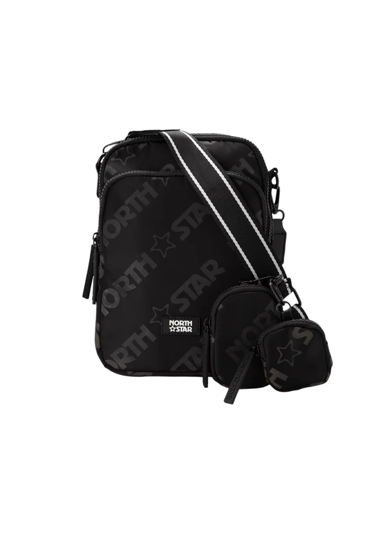 Bata Patterned Sling Bag Black