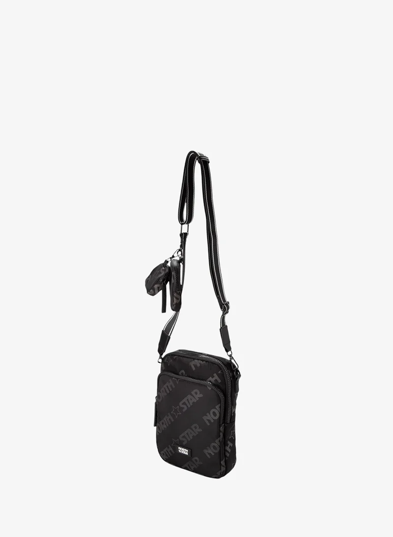 Bata  Patterned Sling Bag Black for Women | Best Price UAE