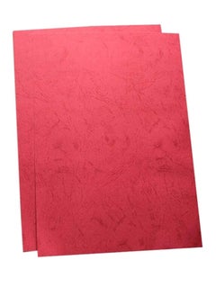 PARTNER 100-Piece A4 Size Binding Sheet Cover Red  - Image 2