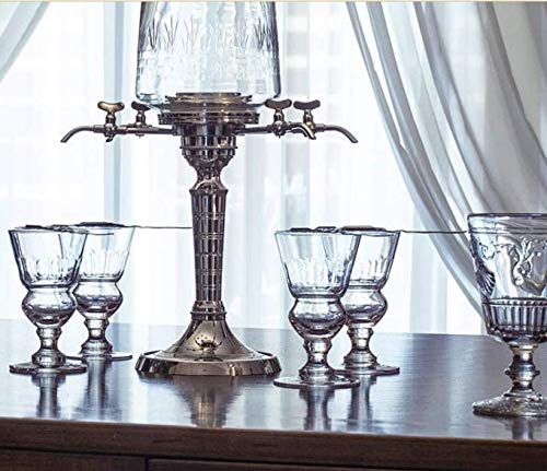 Amehla Original Absinthe Glass: Set of 4 Glasses - Vintage Reservoir Pontarlier Style - Image 2