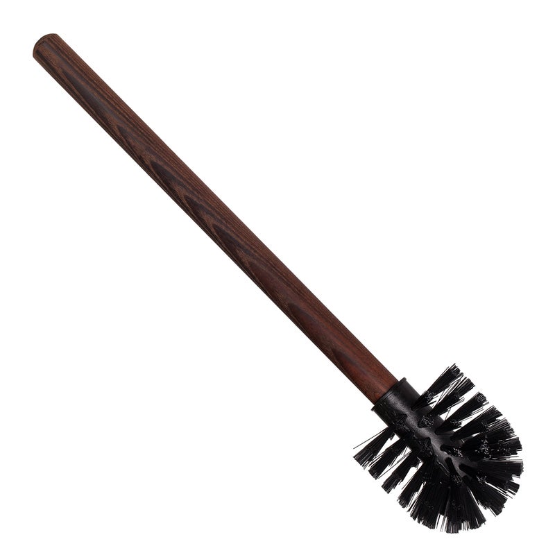 REDECKER Nylon Toilet Brush with Dark Coated Metal Holder, Oiled Thermowood Handle, Replaceable Head, Vintage Design, Made in Germany - Image 4