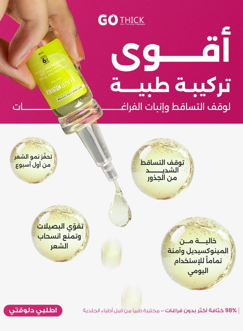 هاير دايلي امبولات سيدات جوثيك لوقف التساقط و نمو الشعر 5*12مل - Image 4