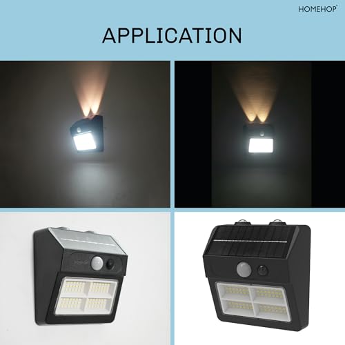Homehop Solar Lights for Wall Security Motion Sensor Waterproof 84 LED Lamp Automatic Outdoor for Home, Compound Wall,Garden, Pathway (3.2V/1200Mah). - Image 5