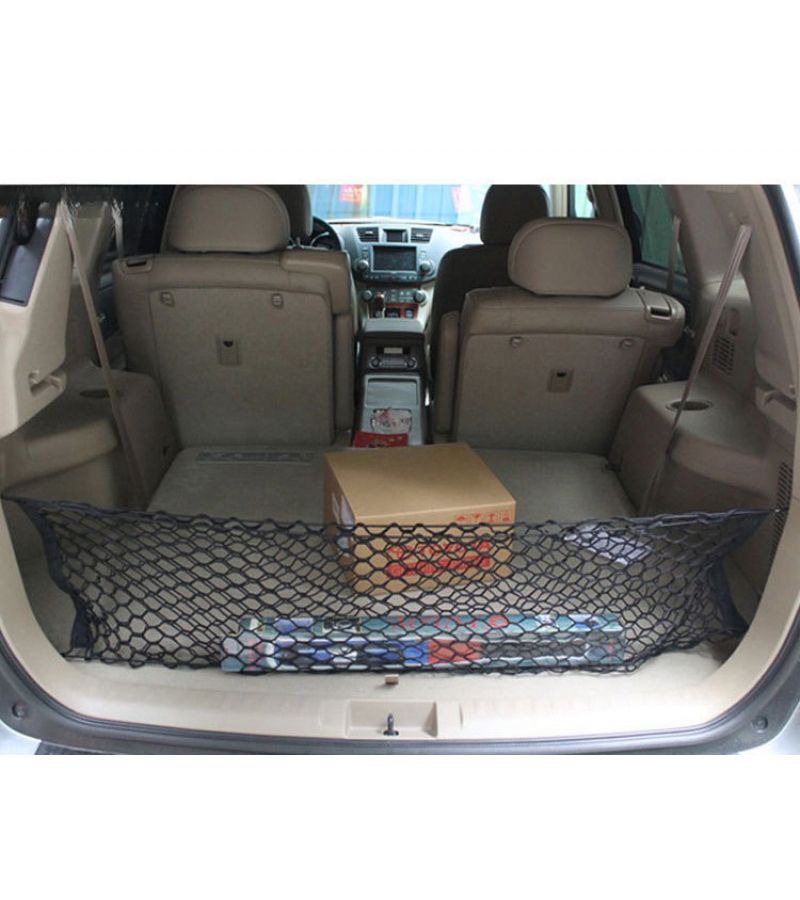 Heavy Duty Foldable Nylon Multifunctional Vehicle Net 110cm 43.31in All Weather Cargo Transport Net Suitable For Garden Carts Folding Carts Beach Bikes UTVs Trailers Camping Outdoor Transportation Safe Loading Net - Image 3