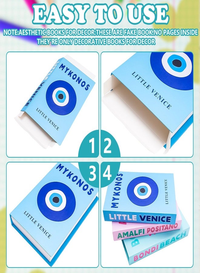 Whaline 6Pcs Preppy Decorative Books Foldable Fake Books Bundle Room Decor Aesthetic Coffee Table Books Decor for Back to School Classroom Display Office Home Bookshelf Decor Stuff Things - Image 2