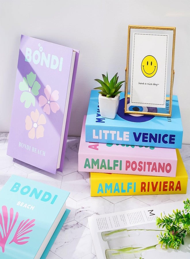 Whaline 6Pcs Preppy Decorative Books Foldable Fake Books Bundle Room Decor Aesthetic Coffee Table Books Decor for Back to School Classroom Display Office Home Bookshelf Decor Stuff Things - Image 5