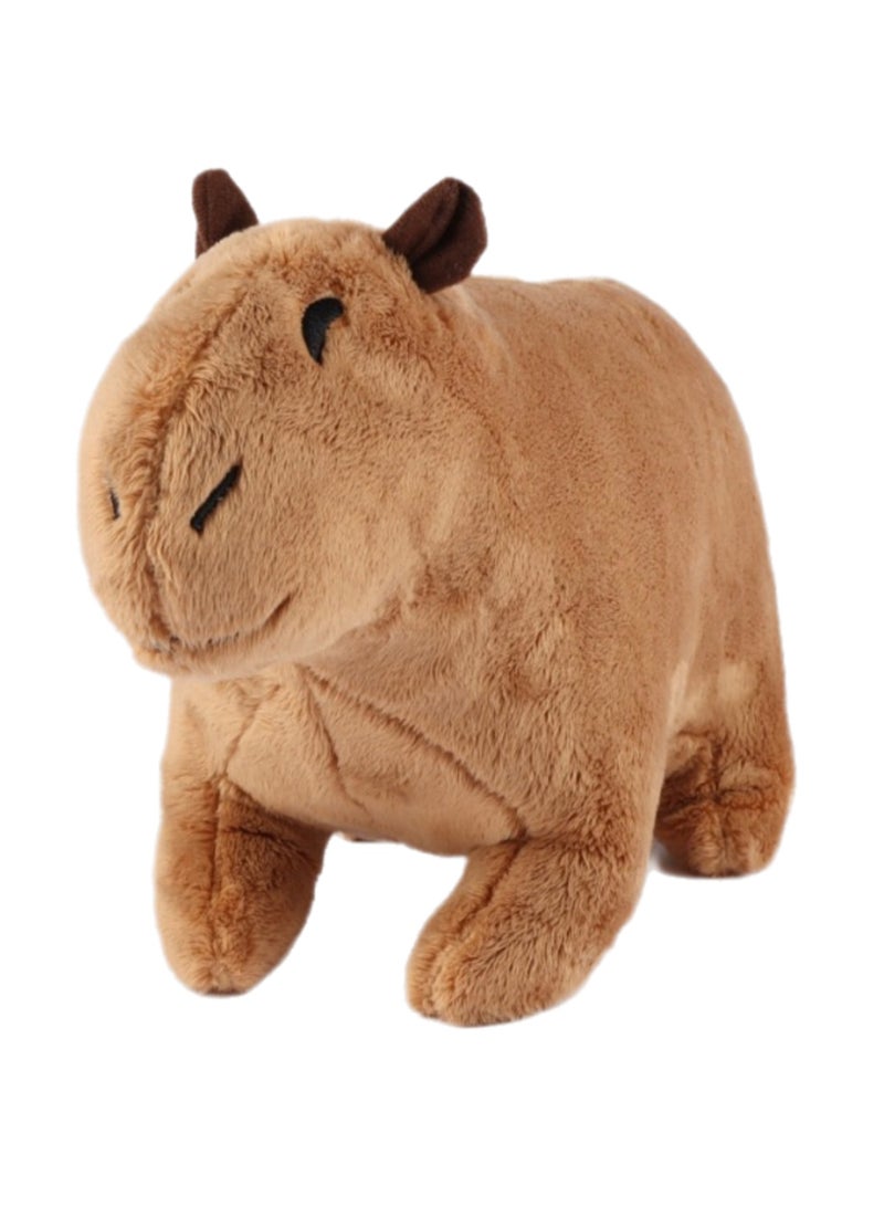 17 CM Cute Capybara Plush Doll Soft Stuffed Toys For Boys And Girls Gift (Brown) - Image 1