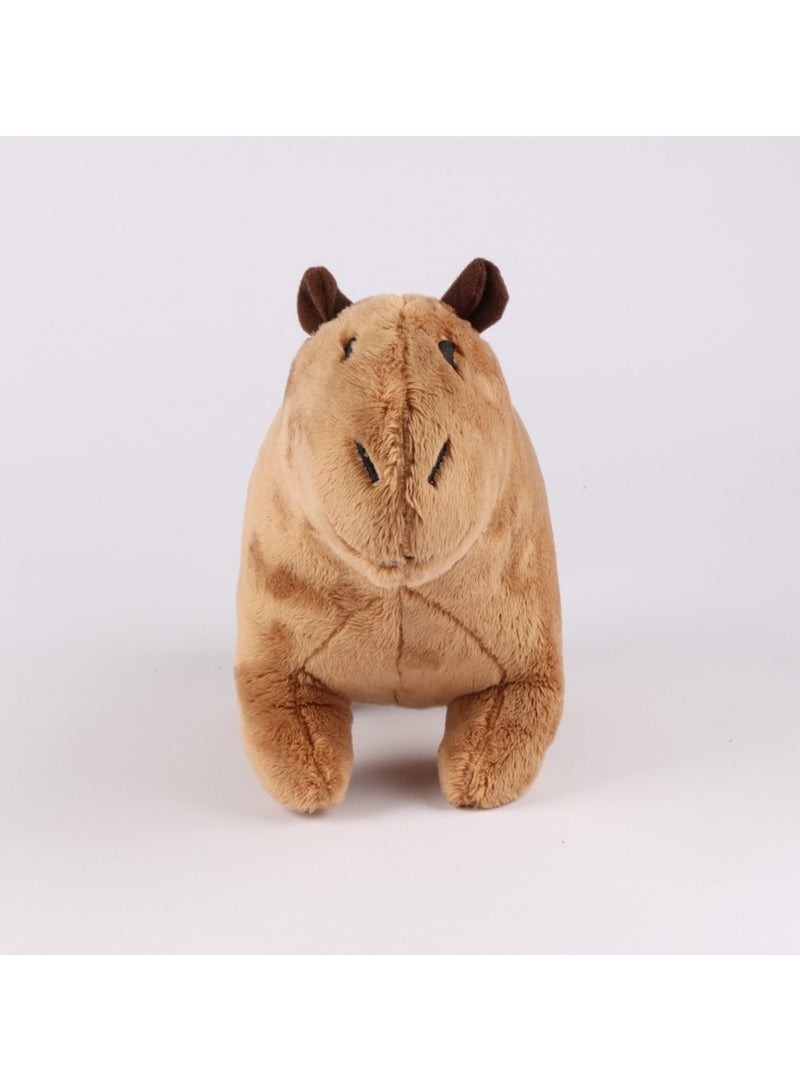 17 CM Cute Capybara Plush Doll Soft Stuffed Toys For Boys And Girls Gift (Brown) - Image 2
