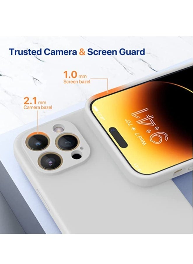 Raxoom iPhone 14 Pro Max Case, with 2 Pack Screen Protectors,[Upgraded Enhanced Camera Protection],Shockproof Liquid Silicone Case with Microfiber Lining,6.7 inch - Image 3