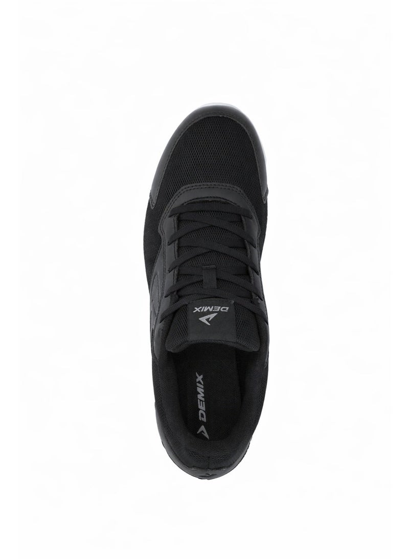 Demix Men’s SP Turbo Flow M Black Running Shoes for Light Runs and Walking, EVA Cushioning, Breathable Textile Upper - Image 5