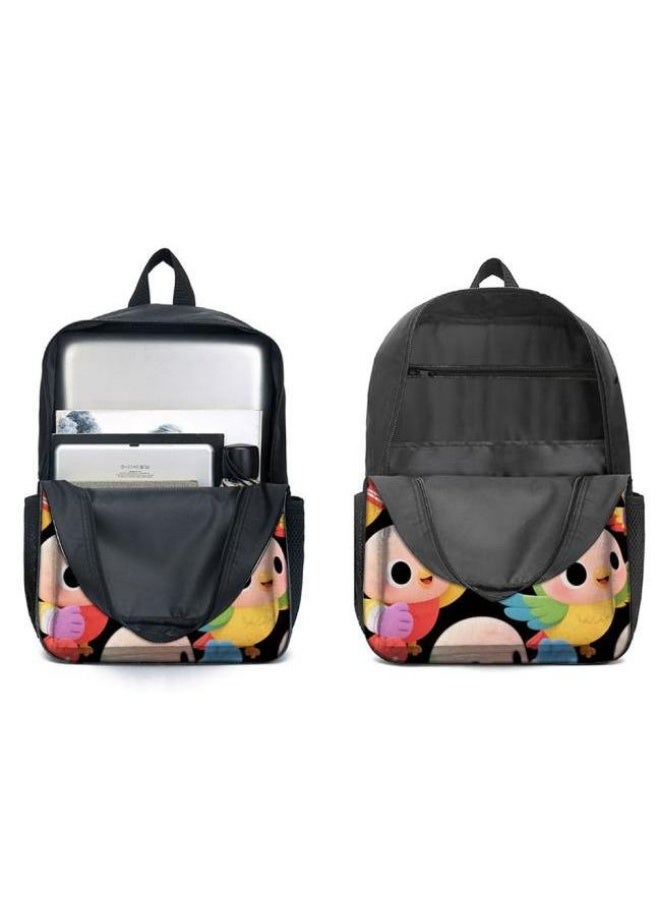 Bright Li Fire Unlock the new fashion of childish fun! Three-piece set of bags, cartoon elements for children and teenagers (students, children, friends' outings, mountain climbing, schooling, etc. can be used) - 8  - Image 4