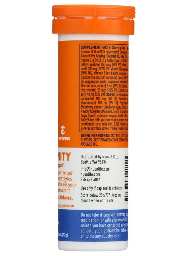 Nuun NUUN Nuun Immunity Blueberry Tangerine 10ct Tube, 10 CT  - Image 3