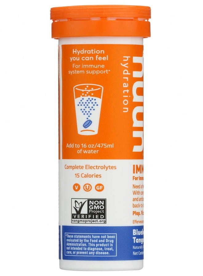 Nuun NUUN Nuun Immunity Blueberry Tangerine 10ct Tube, 10 CT  - Image 2