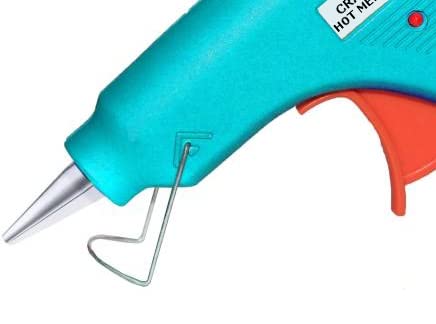 CRAFTYGUN TURQUOISE MINI 20 WATT HOT MELT GLUE GUN WITH 20 GLUE STICKS - Image 2