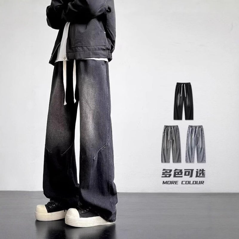 Unisex Classic Denim Jeans Loose Fit Daily Outdoor Wear - Image 3