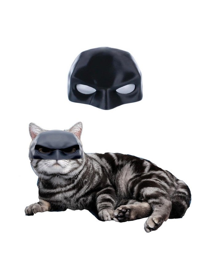 قناع قطة، قبعة تنكرية، إكسسوار زي قطة الهالوين، يناسب معظم القطط (متوسط) - Image 1
