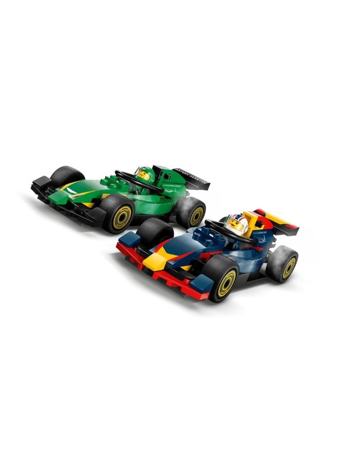 LEGO LEGO - City F1 Truck with RB20 & AMR24 F1 Cars 1086 Pieces - 60445  - Image 3