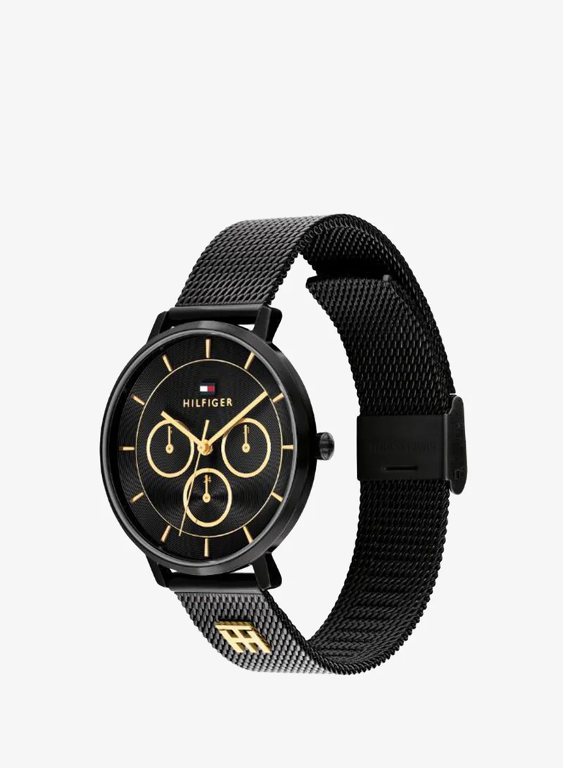 Tommy Hilfiger  Ionic Plated Black Steel Quartz Multifunction Watch for Women | Best Price UAE