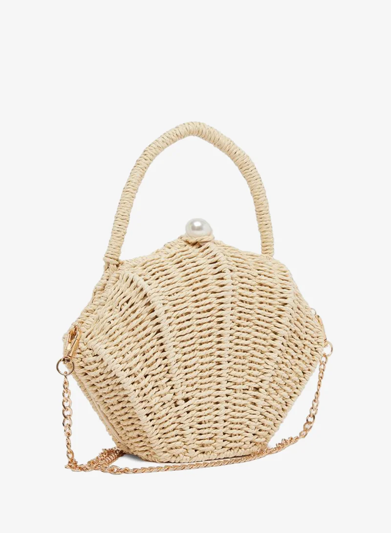 Styli Shell Shaped Weave Bag