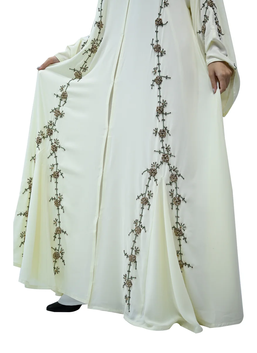 NUKHBAA Embroidered Serenity Abaya-724
