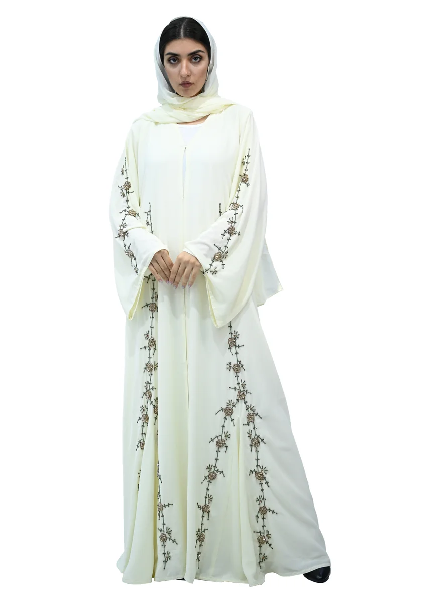 NUKHBAA Embroidered Serenity Abaya-724