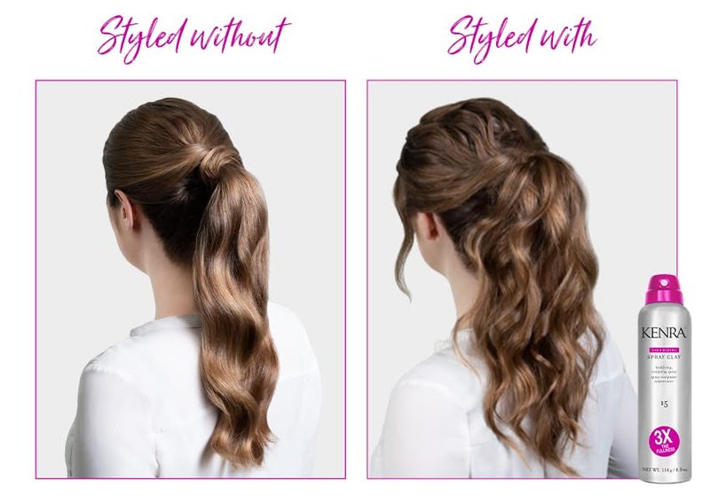 Kenra Professional Volumizing Spray Clay 15 | Bodifying, Fullness Spray | 3X The Fullness | Medium Hold | Provides Texture & Volume With A Long-Lasting Finish | All Hair Types | 4 oz - Image 2