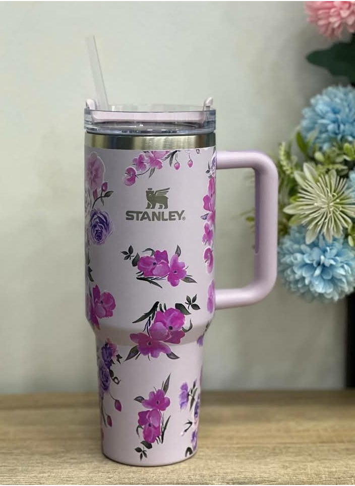 Stanley - Stanley Quencher H2.0 FlowState Stainless Steel 1200ml) flowery( - Image 1