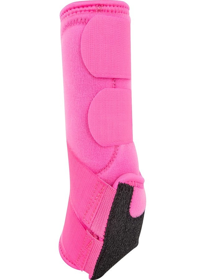 Classic Equine Legacy2 Support Boots, Hind (Hot Pink, Medium) - Image 3