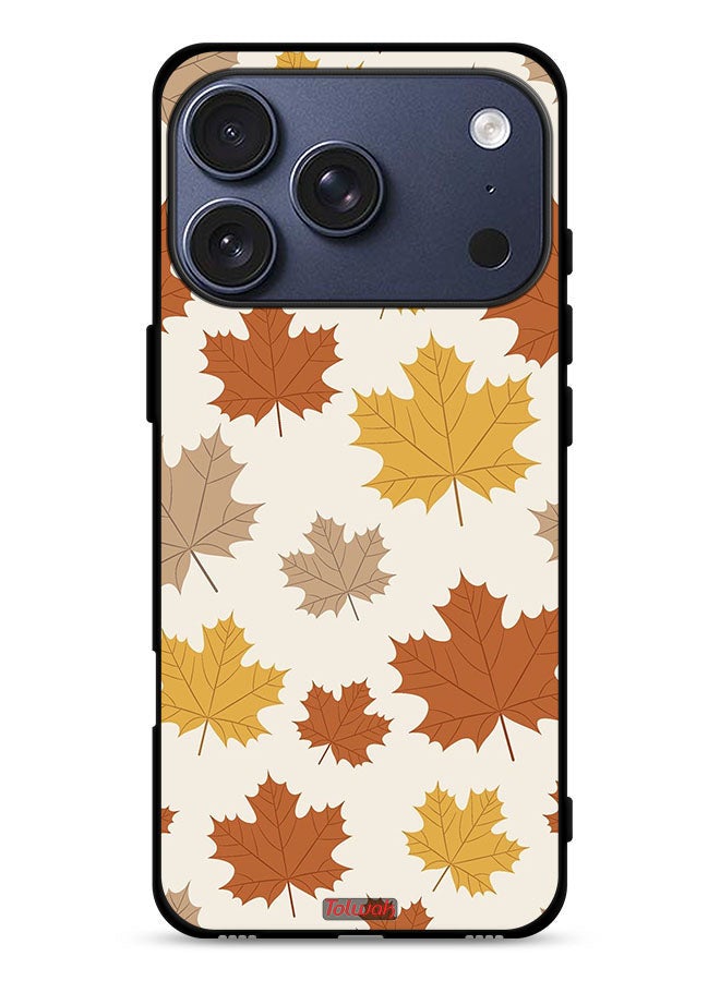 Tolwak Apple iPhone 17 Pro Protective Case Cover Autumn Leaves - Image 1