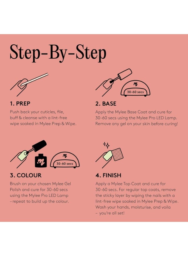 mylee Gel Nail Polish 10ml Frosty start UV LED Soak Off Nail Art Manicure Pedicure for Professional Salon and Home Use Fine Glitters Range Long Lasting and Easy to Apply - Image 4