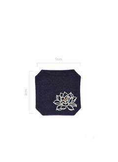 Y&D Chinese Style Cotton Linen Retro Water Absorbing Double Layer Thickened Cup Holder Fabric Embroidered Tea Cup Pad Fabric Art Cup Pad  - Image 2