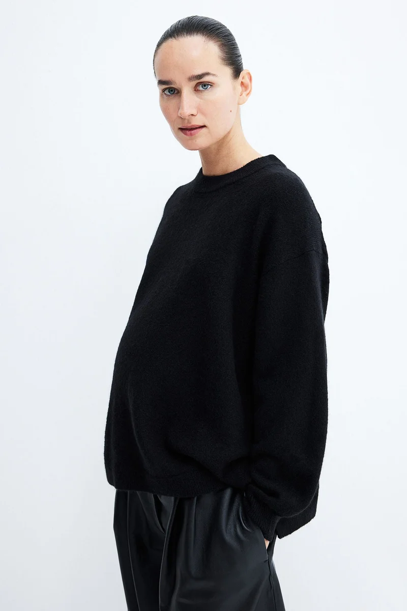 H&M Mama Slit-Hem Jumper