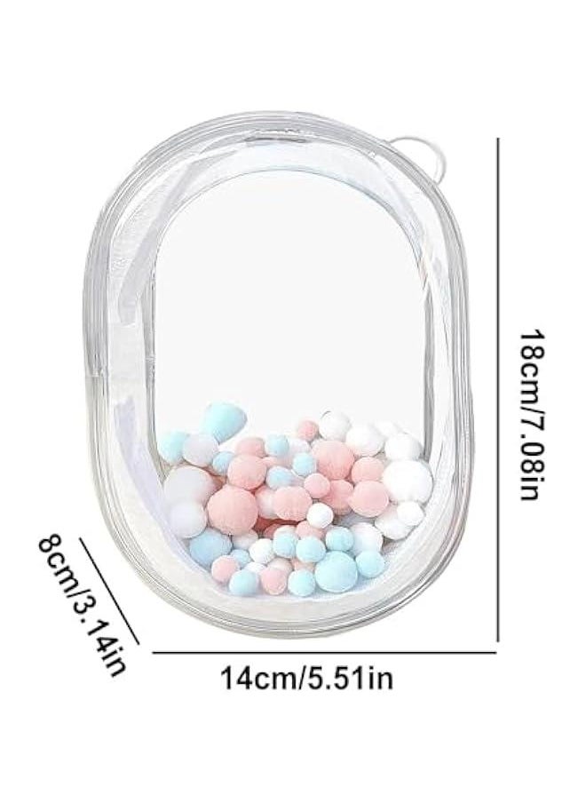 Generic - Display Bag for Dolls | Doll Travel Bag | Doll Display Case, Doll Protection Case, Clear Figure Storage, Collectors Displays Bag, Stationery Storage Cases, Large Display Case - Image 1