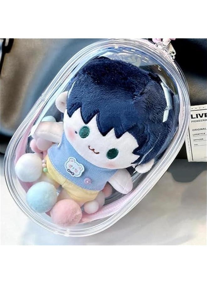 Generic - Display Bag for Dolls | Doll Travel Bag | Doll Display Case, Doll Protection Case, Clear Figure Storage, Collectors Displays Bag, Stationery Storage Cases, Large Display Case - Image 1