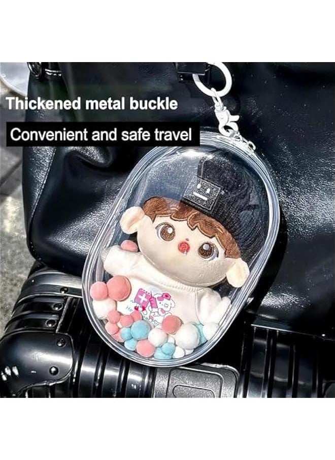 Generic - Display Bag for Dolls | Doll Travel Bag | Doll Display Case, Doll Protection Case, Clear Figure Storage, Collectors Displays Bag, Stationery Storage Cases, Large Display Case - Image 1