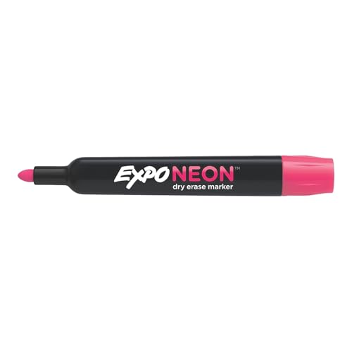 EXPO Neon Dry Erase Markers, Bullet Tip, Assorted Colors, 5 Count - Image 3