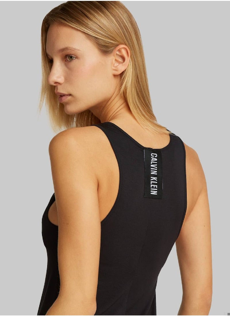 CALVIN KLEIN Women's Beach Tank Dress - Intense Power - Viscose, Black  - Image 4