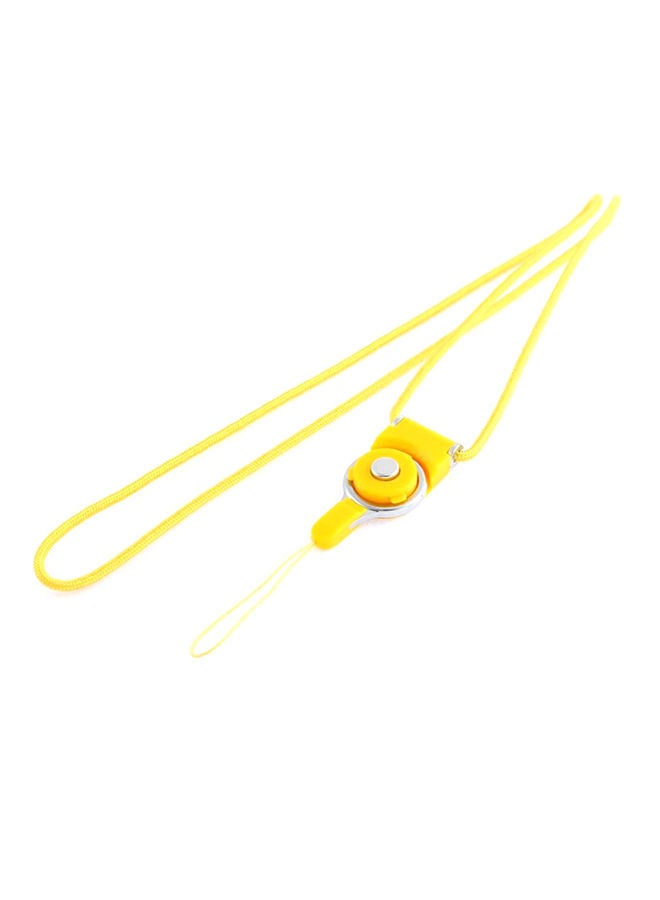 NIBEMINENT Neck Strap For Mobile And ID Card Yellow