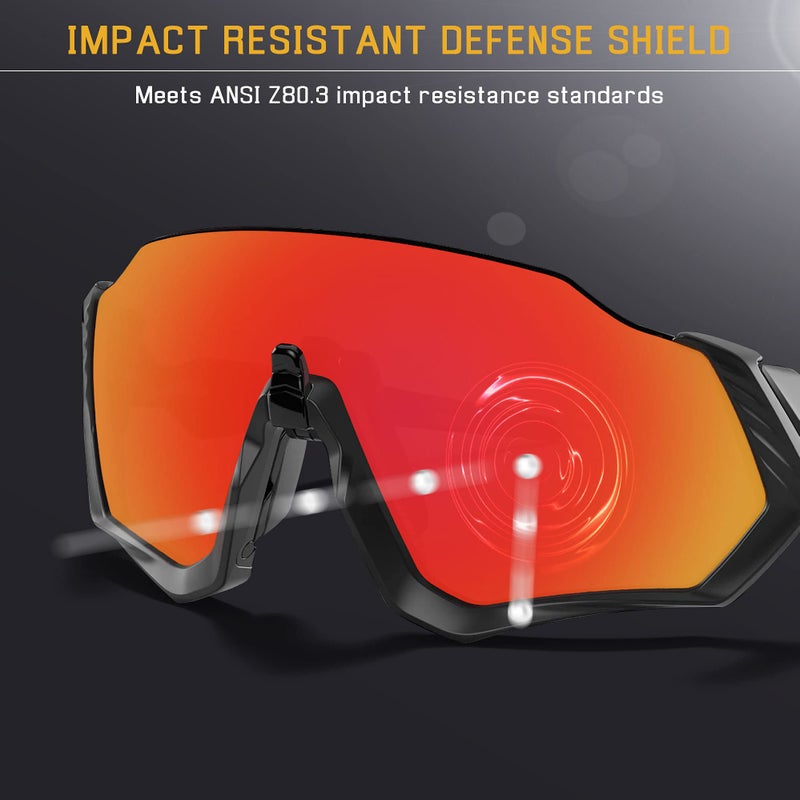 Bwake Bwake Replacement Lenses for Costa Del Mar Rafael Sunglasses - Dark Black POLARIZED  - Image 5